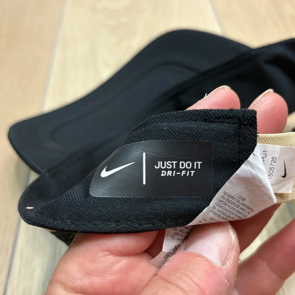 Nike Purdue Boilermakers Dri-FIT Visor Hat Black Gold Adjustable Mens NCAA